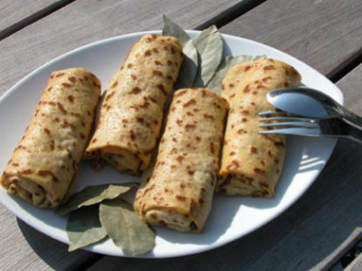 Les crêpes fourrées au Reblochon