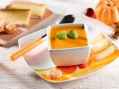 Velouté de potiron à la Tomme de Savoie