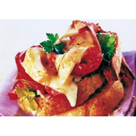 Tartines de Reblochon aux tomates confites