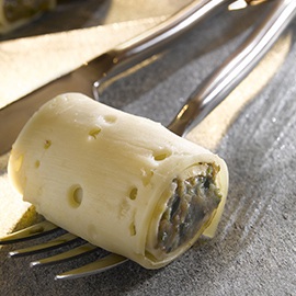 Cannellonis à la Tomme de Savoie & Caviar d'aubergine