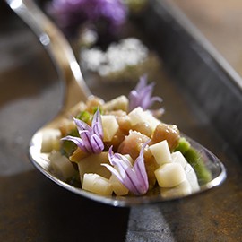 Tartare de veau à la Tomme de Savoie
